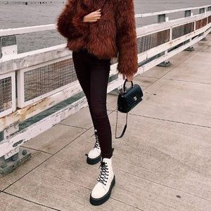 White Platform Boots